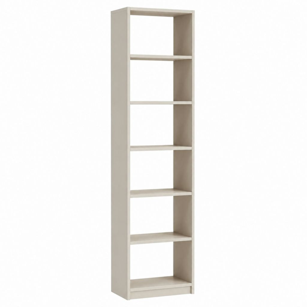 Bücherregal Standregal Beige Spanplatte Rechteckig 40 x 30 x 180 cm