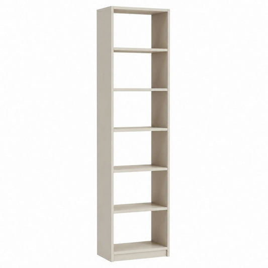 Bücherregal Standregal Beige Spanplatte Rechteckig 40 x 30 x 180 cm